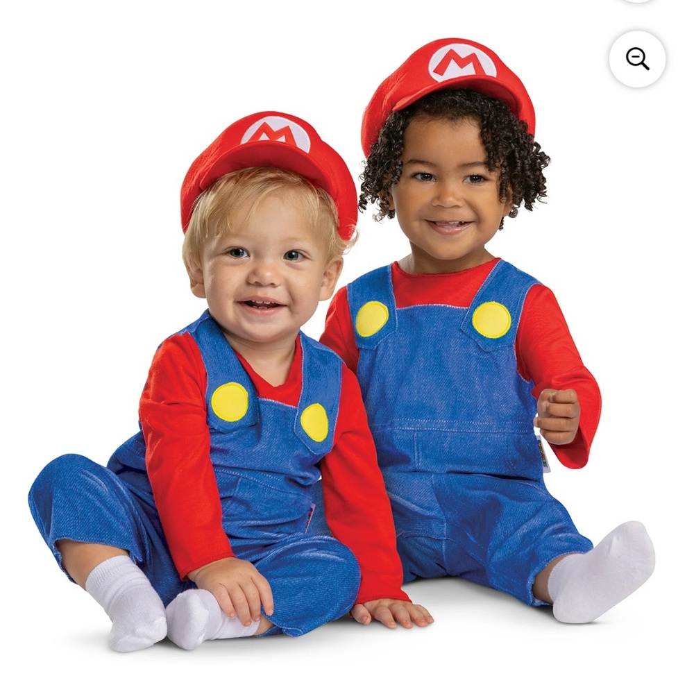 Nintendo Baby Mario Costume in Red, Blue, Yellow